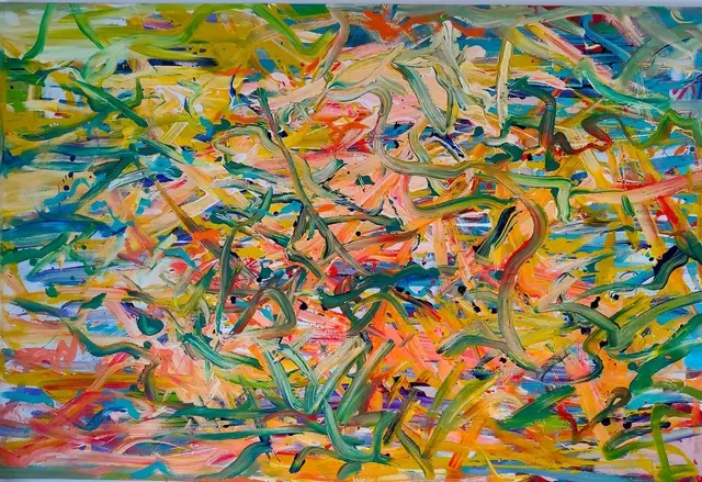A Processing Brain — painting by Gunther Jancke