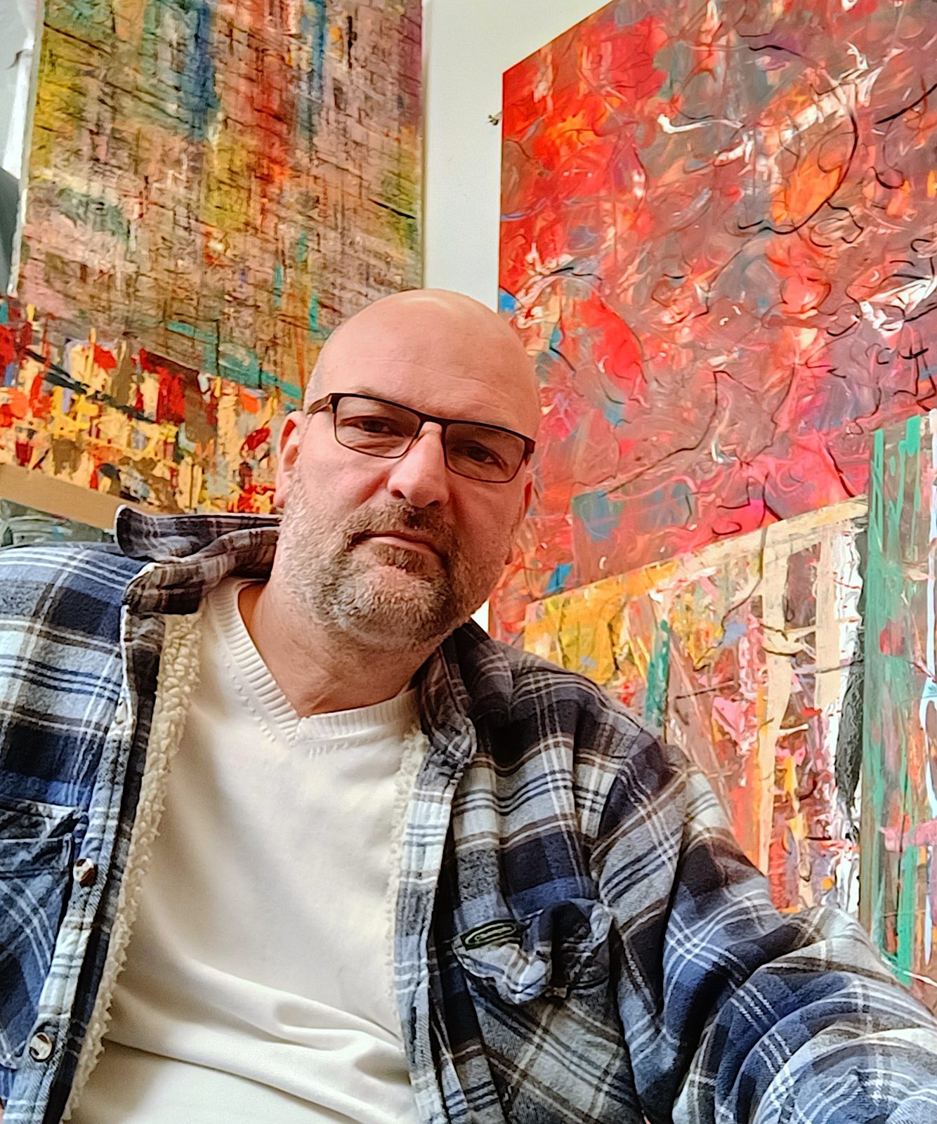 Gunther in the studio